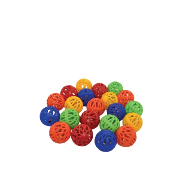 4cm Zilli Plastik Top 24 Adet