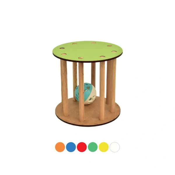 Anti-Stress Ahşap Kedi Oyuncağı